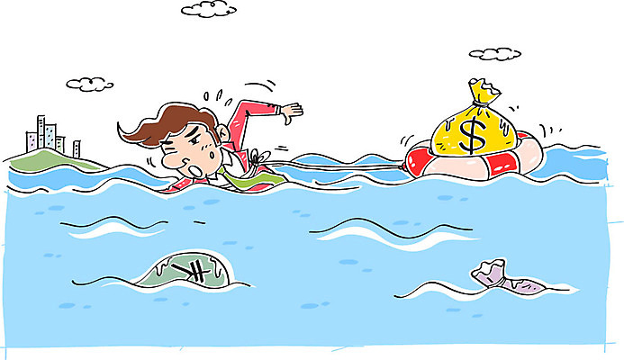 구름 남자 바다 일러스트 비즈니스 한명 성인 달러 수영 비즈니스맨 돈자루 구출 엔 튜브 구명부환 국내일러스트 AI파일 자연요소 1 돈 사람 수상스포츠 도움 직장인 안전장비 파일형식 벡터