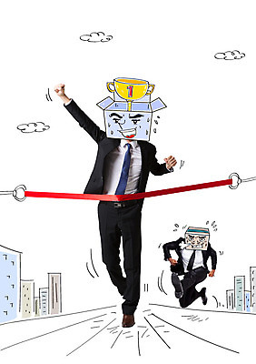 외국인 구름 편집이미지 남자 합성일러스트 정장 빌딩 성인 두명 상자 경쟁 한국인 우승 비즈니스맨 트로피 합성 결승끈 이미지편집 AI파일 자연요소 옷 컨셉 비즈니스 사람 동양인 인종 건물 최고 직장인 상_우승 결승선 파일형식 벡터