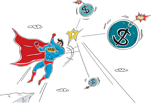 구름 남자 일러스트 한명 성인 경제 달러 폭탄 슈퍼맨 영웅 슈퍼맨의상 국내일러스트 AI파일 자연요소 1 옷 돈 사람 폭발물 파일형식 벡터