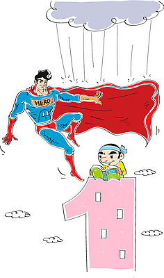 구름 1 교육 남자 일러스트 성인 두명 책 비 슈퍼맨 영웅 슈퍼맨의상 국내일러스트 AI파일 자연요소 옷 날씨 사람 파일형식 벡터