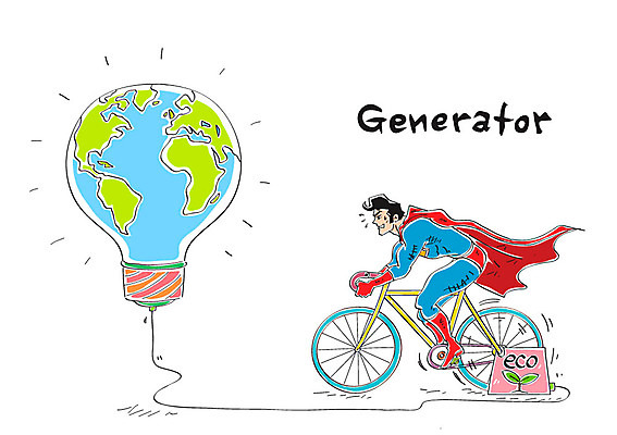 남자 일러스트 한명 성인 환경 자전거 에코 슈퍼맨 영웅 슈퍼맨의상 전구모양 지구모양 그린슈머 국내일러스트 AI파일 모양 1 옷 지구 전구 사람 바이크 파일형식 벡터