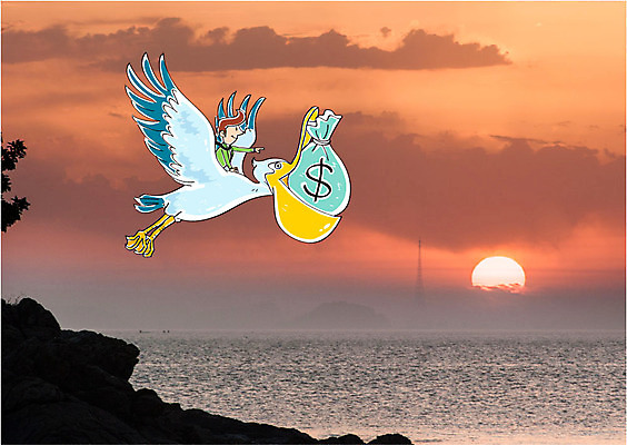 주간 편집이미지 남자 바다 비즈니스 조류 합성일러스트 한명 성인 야외 경제 태양 달러 비행 비즈니스맨 화폐기호 돈자루 합성 이미지편집 AI파일 자연요소 동물 1 기호 돈 사람 직장인 화폐 파일형식 벡터