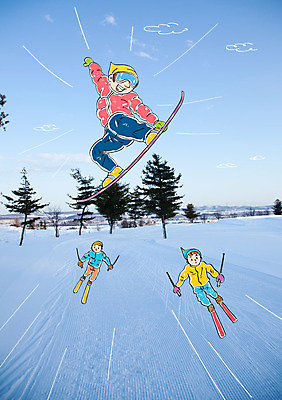 주간 나무 편집이미지 남자 겨울 스키 겨울스포츠 합성일러스트 성인 야외 세명 눈 스노우보드 합성 이미지편집 AI파일 자연요소 식물 계절 스포츠 날씨 사람 보드_스포츠 파일형식 벡터