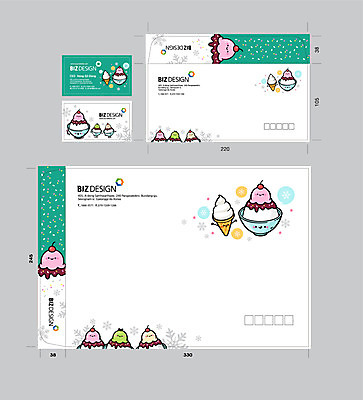 템플릿 명함 명함템플릿 디저트 여름음식 봉투 서류봉투 편지봉투 눈꽃 사람없음 초록색 세트 패키지 팥빙수 콘아이스크림 봉투템플릿 우편봉투 비즈디자인 스프링클 제철음식 봉투디자인 이미지템플릿 AI파일 음식 컬러 아이스크림 눈_날씨 장식 편지 우편물 빙수 제철 파일형식 벡터 여름_계절