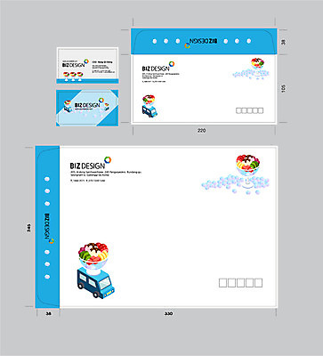 템플릿 하늘색 자동차 명함 명함템플릿 여름음식 봉투 서류봉투 편지봉투 사람없음 세트 얼음 패키지 과일빙수 봉투템플릿 우편봉투 비즈디자인 제철음식 봉투디자인 이미지템플릿 AI파일 자연요소 음식 육상교통 과일 파란색 편지 우편물 빙수 제철 파일형식 벡터 여름_계절