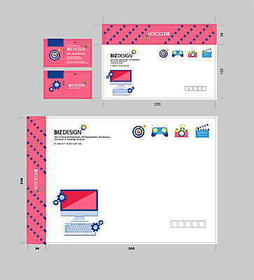 템플릿 분홍색 명함 명함템플릿 봉투 서류봉투 편지봉투 사람없음 컴퓨터 세트 카메라 과녁판 클래퍼보드 게임기 패키지 봉투템플릿 우편봉투 비즈디자인 봉투디자인 이미지템플릿 AI파일 컬러 전자제품 편지 우편물 파일형식 벡터