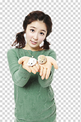 편집 편집이미지 여자 두마리 함께함 한명 서기 미소 들기 동양인 상반신 20대 성인 앞모습 한국인 햄스터 PNG 반려 성인여자한명만 편집소스 1 뷰포인트 컨셉 2 모션 표정 사람 인종 청년 반려동물 설치류 여자한명만 성인여자만 파일형식