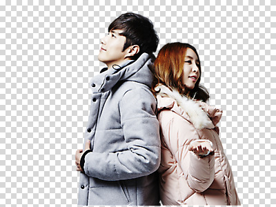 편집 편집이미지 커플 여자 남자 서기 미소 동양인 상반신 20대 성인 두명 옆모습 다정 한국인 등맞대기 PNG 성인만 편집소스 뷰포인트 컨셉 관계 모션 표정 사람 인종 청년 파일형식