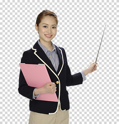 편집 편집이미지 여자 교육 한명 서기 미소 들기 동양인 상반신 성인 앞모습 교사 막대기 일본인 PNG 성인여자한명만 편집소스 외국인 직업 1 뷰포인트 모션 표정 사람 인종 여자한명만 성인여자만 파일형식