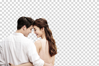 편집 편집이미지 커플 여자 남자 행복 사랑 서기 동양인 상반신 성인 두명 뒷모습 30대 한국인 PNG 이마맞대기 성인만 편집소스 감정 뷰포인트 관계 모션 사람 인종 장년 얼굴맞대기 파일형식