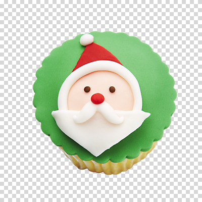 편집 편집이미지 기념일 음식 빵 크리스마스 사람없음 산타클로스 컵케이크 PNG 편집소스 이벤트 케이크 파일형식