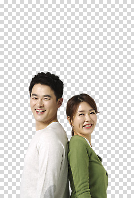 편집 편집이미지 부부 여자 남자 40대 중년 서기 동양인 상반신 성인 두명 옆모습 한국인 등맞대기 PNG 중년만 성인만 편집소스 커플 뷰포인트 모션 사람 인종 파일형식