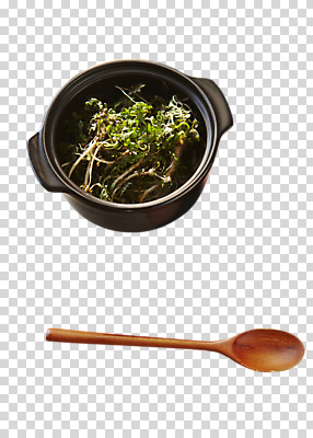 편집 편집이미지 음식 식재료 사람없음 숟가락 뚝배기 나물 PNG 냉이 봄나물 편집소스 채소 수저 파일형식