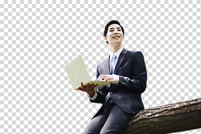 나무 편집 편집이미지 남자 휴식 한명 미소 들기 앉기 동양인 정장 상반신 20대 앞모습 노트북 한국인 비즈니스맨 PNG 성인남자한명만 편집소스 식물 1 옷 뷰포인트 컨셉 비즈니스 모션 표정 사람 인종 청년 전자제품 직장인 남자한명만 성인남자만 파일형식