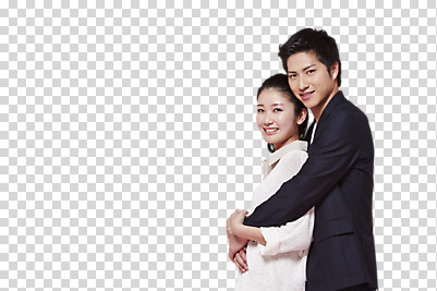 외국인 편집 편집이미지 커플 여자 남자 포옹 미소 상반신 20대 두명 옆모습 다정 일본인 PNG 성인만 편집소스 뷰포인트 컨셉 관계 안기 표정 사람 동양인 인종 청년 파일형식