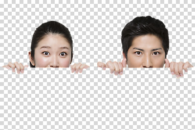 외국인 편집 편집이미지 배너 커플 여자 남자 서기 상반신 20대 성인 두명 앞모습 다정 일본인 PNG 성인만 편집소스 뷰포인트 컨셉 관계 모션 사람 동양인 인종 청년 파일형식