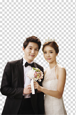 편집 편집이미지 부부 여자 남자 행복 신부 신랑 결혼 사랑 서기 미소 들기 동양인 상반신 성인 두명 앞모습 30대 손잡기 한국인 PNG 성인만 편집소스 커플 감정 뷰포인트 모션 표정 사람 인종 이벤트 장년 파일형식