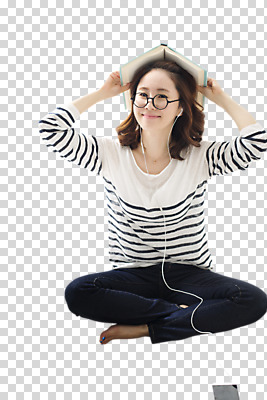 전신 편집 편집이미지 여자 음악 휴식 한명 미소 들기 앉기 동양인 성인 앞모습 책 30대 듣기 한국인 PNG 성인여자한명만 편집소스 1 뷰포인트 컨셉 모션 문화예술 표정 사람 인종 장년 여자한명만 성인여자만 파일형식