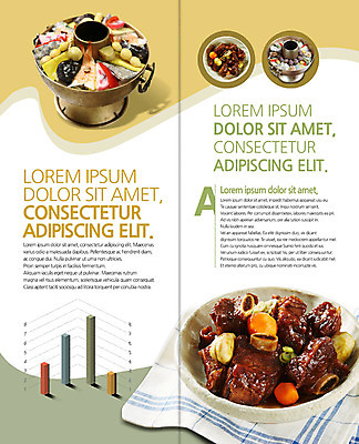 PSD 템플릿 편집 표지디자인 북디자인 출판디자인 내지 한식 음식 리플렛 2단접지 북커버 팜플렛 사람없음 갈비찜 신선로 이미지템플릿 찜 갈비 파일형식