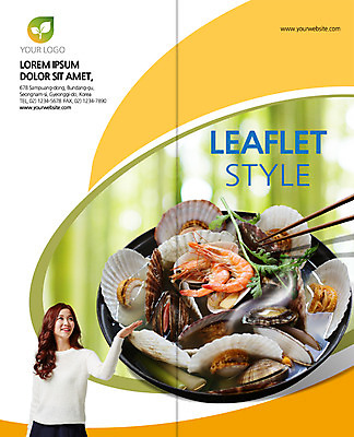 PSD 템플릿 편집 표지디자인 북디자인 출판디자인 여자 표지 한식 음식 리플렛 2단접지 북커버 젓가락 안내 한명 팜플렛 상반신 20대 성인 앞모습 한국인 해물탕 이미지템플릿 1 뷰포인트 수저 사람 동양인 청년 파일형식