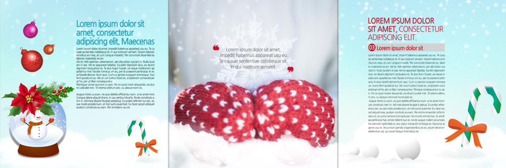 PSD 템플릿 편집 표지디자인 북디자인 출판디자인 내지 리플렛 크리스마스 겨울 북커버 3단접지 눈사람 팜플렛 사람없음 장식볼 눈 니트 스노글로브 크리스마스지팡이 손모아장갑 이미지템플릿 자연요소 계절 기념일 장갑 상의 지팡이 날씨 장식 파일형식