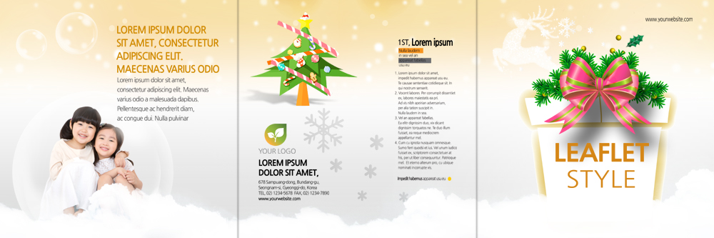 PSD 템플릿 편집 표지디자인 북디자인 출판디자인 여자 표지 리본 어린이 리플렛 크리스마스 북커버 3단접지 안기 팜플렛 두명 친구 선물상자 크리스마스트리 한국인 이미지템플릿 기념일 관계 모션 선물 사람 동양인 상자 파일형식