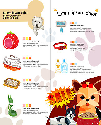 PSD 템플릿 편집 표지디자인 북디자인 출판디자인 내지 반려견 리플렛 2단접지 북커버 팜플렛 사람없음 세일 강아지 애견용품 개집 목줄 반려 배변용품 애견빗 이미지템플릿 반려동물 개 오브젝트 파일형식 반려용품