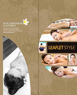 PSD 백인 템플릿 편집 표지디자인 북디자인 출판디자인 여자 표지 꽃 엎드리기 리플렛 2단접지 북커버 팜플렛 여러명 상반신 20대 성인 뷰티 마사지 스톤마사지 이미지템플릿 서양인 식물 다수 모션 사람 청년 파일형식