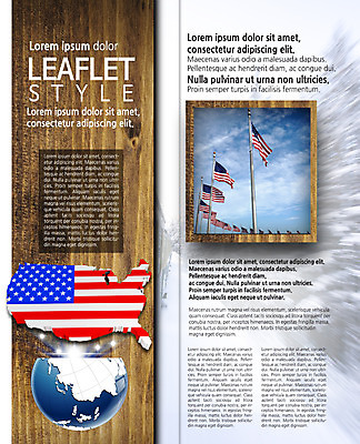 PSD 템플릿 편집 표지디자인 북디자인 출판디자인 내지 지구 리플렛 2단접지 북커버 팜플렛 사람없음 목재 나뭇결 미국 깃발 성조기 미국여행 이미지템플릿 나무 해외여행 북아메리카 재료 국기 파일형식