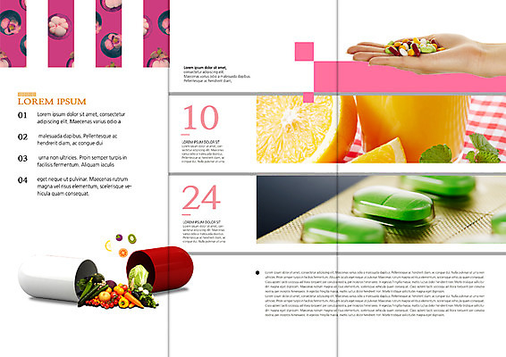 PSD 템플릿 편집 표지디자인 북디자인 손 출판디자인 내지 리플렛 채소 북커버 오렌지 3단접지 한명 들기 팜플렛 신체부위 알약 오렌지주스 열대과일 비타민 리치 이미지템플릿 1 과일 모션 사람 약 과일주스 영양소 파일형식