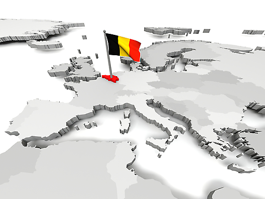 포토 JPG 해외이미지 유럽 컨셉 지도 일러스트 사람없음 3D 깃발 심볼 대륙 벨기에 유럽연합 지리 해외202004 해외포토 나라 디지털합성 서유럽 파일형식 이미지허브