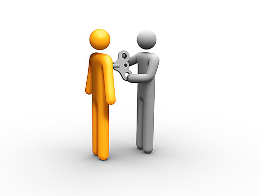 포토 JPG 해외이미지 남자 사람 사람없음 컴퓨터그래픽 장난감 노란색 3D 가르침 만화 로봇 지휘 주인 명령 해외202004 해외포토 교육 컬러 그래픽 디지털합성 파일형식 이미지허브