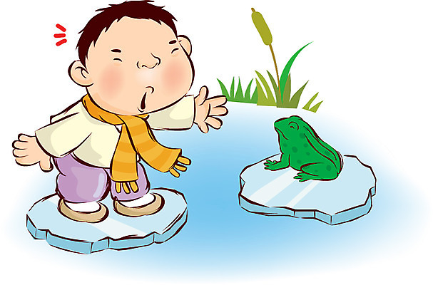 EPS 캐릭터 계절 남자 초등학생 어린이 동물캐릭터 일러스트 한명 사람 소년 야외 봄 절기 개구리캐릭터 경칩 남자만 남자한명만 어린이만 소년만 소년한명만 국내일러스트 일러캐릭터 동물 1 학생 개구리 파일형식 벡터