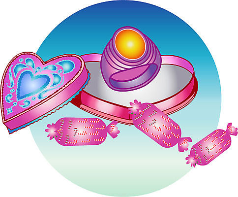 클립아트 잡화 기념일 프로포즈 일러스트 장신구 화이트데이 발렌타인데이 사탕 선물 사랑 사람없음 흰색 하트 반지 애정표현 보석반지 국내일러스트 모양 감정 컬러 데이이벤트 디저트 이벤트 표현 보석