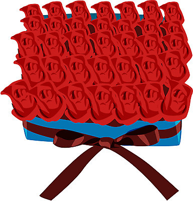 EPS 클립아트 식물 꽃잎 화초 줄기 꽃다발 여러송이 프로포즈 잎 일러스트 화이트데이 발렌타인데이 선물 사랑 사람없음 빨간색 선물상자 흰색 하트 애정표현 꽃상자 국내일러스트 모양 꽃 감정 컬러 다수 데이이벤트 상자 표현 파일형식 벡터