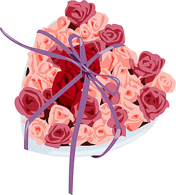 EPS 클립아트 식물 꽃다발 프로포즈 일러스트 화이트데이 발렌타인데이 선물 사랑 사람없음 선물상자 흰색 하트 애정표현 꽃바구니 꽃상자 국내일러스트 모양 꽃 감정 컬러 데이이벤트 상자 바구니 표현 파일형식 벡터