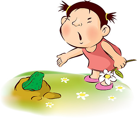 EPS 캐릭터 계절 여자 초등학생 어린이 동물캐릭터 일러스트 한명 사람 소녀 초원 야외 봄 절기 개구리캐릭터 경칩 여자만 여자한명만 어린이만 소녀만 소녀한명만 국내일러스트 일러캐릭터 동물 1 학생 개구리 파일형식 벡터