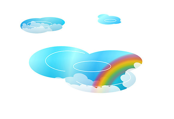 EPS 클립아트 무지개 일러스트 자연 날씨 사람없음 물 봄 물방울 봄비 비 빗방울 빗물 국내일러스트 자연요소 계절 비_날씨 생태계 파일형식 벡터