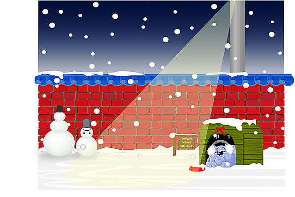 EPS 클립아트 사계절 계절 공공시설 건축 벽 크리스마스 겨울 가로등 일러스트 자연현상 자연 눈사람 하늘 산 풍경 사람없음 빛 담장 눈 눈송이 개 개집 화이트크리스마스 국내일러스트 자연요소 기념일 포유류 날씨 눈_날씨 시설 생태계 애견용품 파일형식 벡터