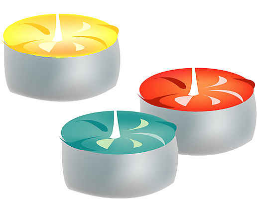 EPS 일러스트 초 촛불 선물 사람없음 오브젝트 심지 국내일러스트 파일형식 벡터