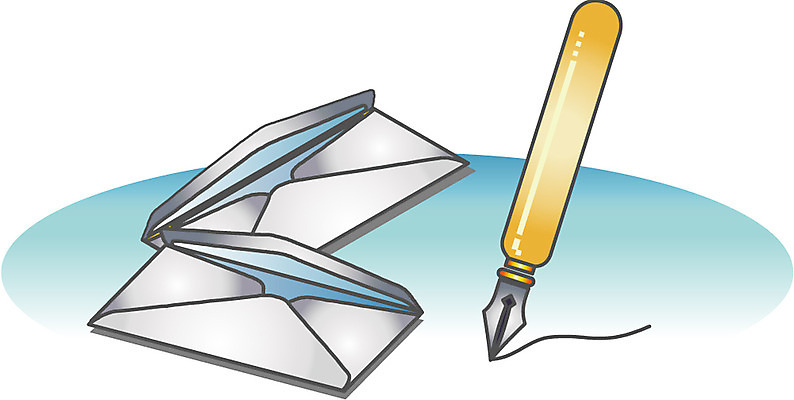 EPS 클립아트 일러스트 문구용품 봉투 편지봉투 사람없음 필기구 펜 만년필 사무용품 업무 편지 편지지 오브젝트 국내일러스트 작업 파일형식 벡터