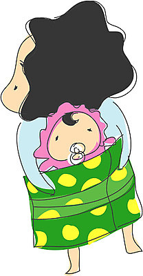 EPS 클립아트 라이프스타일 여자 남자 일러스트 가족 사람 성인 두명 아기 주부 유모 국내일러스트 관계 생활 파일형식 벡터