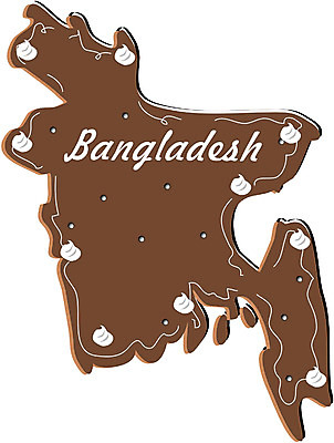 EPS 클립아트 해외 나라 지구 음식 지도 일러스트 디저트 발렌타인데이 사람없음 세계 케이크 초콜릿 방글라데시 지명 국내일러스트 데이이벤트 남아시아 파일형식 벡터