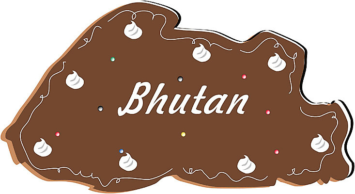 EPS 클립아트 해외 나라 지구 음식 지도 일러스트 디저트 발렌타인데이 사람없음 세계 케이크 초콜릿 부탄 지명 국내일러스트 데이이벤트 남아시아 파일형식 벡터