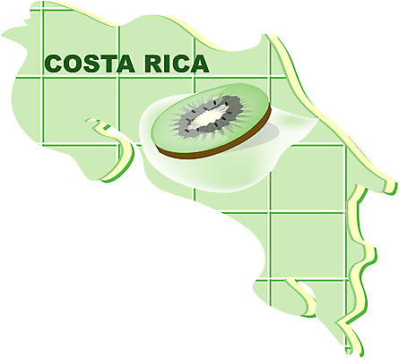EPS 클립아트 해외 나라 지구 외국문화 지도 과일 일러스트 키위 아메리카 사람없음 세계 중앙아메리카 코스타리카 지명 국내일러스트 문화 대륙 파일형식 벡터