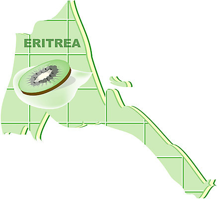 EPS 클립아트 해외 나라 지구 외국문화 지도 과일 일러스트 아프리카 키위 사람없음 세계 에리트레아 지명 국내일러스트 문화 파일형식 벡터