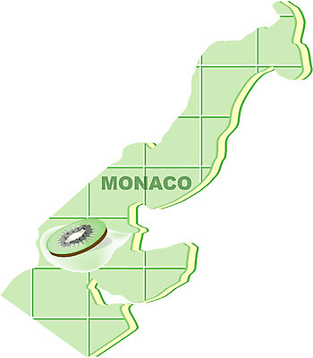 EPS 클립아트 해외 유럽 나라 지구 외국문화 지도 과일 일러스트 키위 사람없음 세계 모나코 지명 국내일러스트 문화 파일형식 벡터