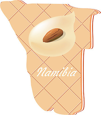 EPS 클립아트 해외 나라 지구 외국문화 지도 일러스트 아프리카 사람없음 세계 쿠키 과자 아몬드 나미비아 지명 국내일러스트 문화 디저트 견과류 남아프리카 파일형식 벡터