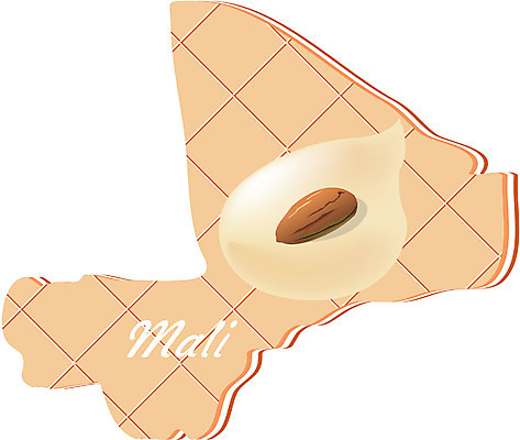 EPS 클립아트 해외 나라 지구 외국문화 지도 일러스트 아프리카 사람없음 세계 쿠키 과자 아몬드 말리 지명 국내일러스트 문화 디저트 견과류 파일형식 벡터