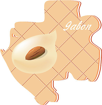 EPS 클립아트 해외 나라 지구 외국문화 지도 일러스트 아프리카 사람없음 세계 쿠키 과자 아몬드 가봉 지명 국내일러스트 문화 디저트 견과류 파일형식 벡터